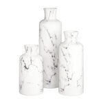Marble Look Decors Resin Table Vase