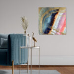 Marianna " Abstract Marianna, Modern & Contemporary Gold " by Oliver Gal - Image 4