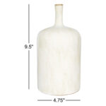 Medium Round Stoneware Vase with Reactive Glaze - Image 4