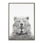 Melita Bear Animal Print Portrait Graphic Art on Canvas - Image 6