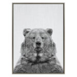 Melita Bear Animal Print Portrait Graphic Art on Canvas - Image 8