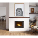 Melita Pablo 'Lion Portrait' by Simon Te - Photograph Print on Canvas - Image 5
