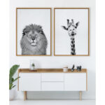 Melita Pablo 'Lion Portrait' by Simon Te - Photograph Print on Canvas - Image 7