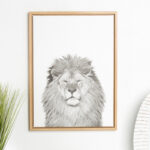 Melita Pablo 'Lion Portrait' by Simon Te - Photograph Print on Canvas - Image 8