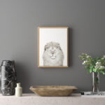 Melita Pablo 'Lion Portrait' by Simon Te - Photograph Print on Canvas - Image 2