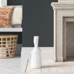 Messina Adele White 16.2" Stoneware Table Vase - Image 3