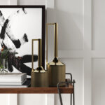 Metal Decorative Vase with Handles Set