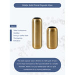 Metal Table Vase - Image 7