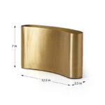 Metal Table Vase - Image 4