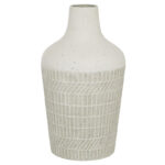 Metal Textured Decorative Vase - Image 5