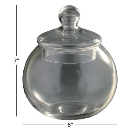 Michaud Glass Apothecary Jar - Chic Decora