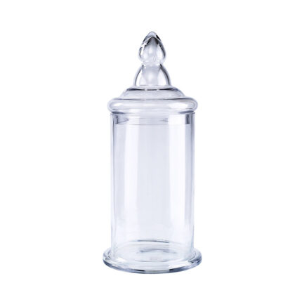 Michel Glass Apothecary Jar - Chic Decora