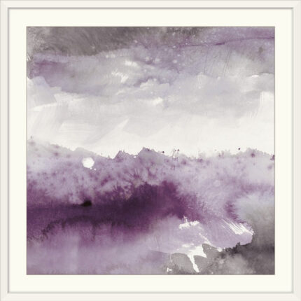 Midnight At The Lake " Midnight At The Lake II Amethyst And Gray " by Mike Schick