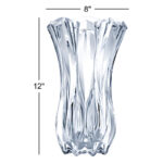 Mikasa Blossom 12 in. Glass Vase - Image 2