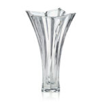 Mikasa Florale 14 in. Crystal Vase