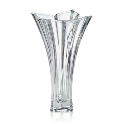 Mikasa Florale 14 in. Crystal Vase - Chic Decora