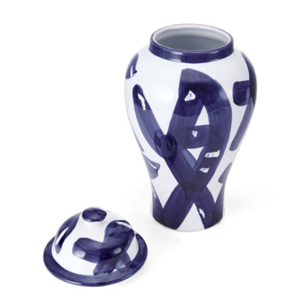 Mikasa Paint Stroke Ceramic Canister - Chic Decora