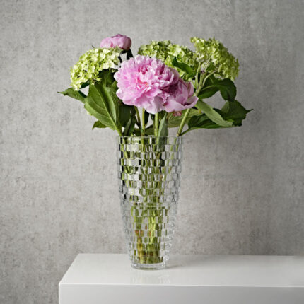 Mikasa Palazzo 12 in. Crystal Vase - Chic Decora