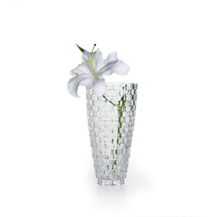 Mikasa Palazzo 9-In Crystal Vase - Chic Decora