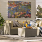 Miko " Water Lilies " by Claude Monet 3 - Pieces - Image 6