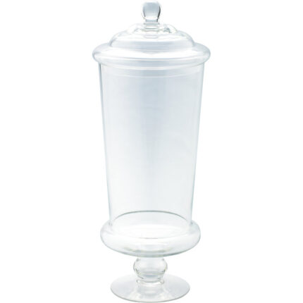 Mims Handmade Glass Apothecary Jar - Chic Decora