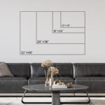 Minimal Landscape Sandy Beach Coastal Abstract Seascape Minimalist Neutral Decor Large Framed Canvas Print Wall Art - Image 3