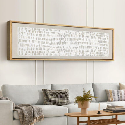 Minimalist Geometric Pattern in Neutral Tones Modern Art - Chic Decora