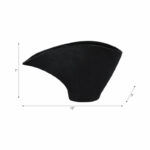 Modern Aluminum Metal Vase with Sculptural Design and Textured Finish - Image 4