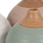 Modern Coastal Small Ceramic Bud Vases (Set of 3) - Image 3