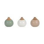 Modern Coastal Small Ceramic Bud Vases (Set of 3) - Image 6