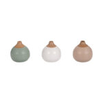 Modern Coastal Small Ceramic Bud Vases (Set of 3) - Image 7