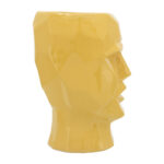 Modern Novelty 12" Ceramic Face Vase - Image 8