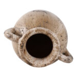 Modern Rustic Terracotta Tall Flower Vase With Speckled Finish - Elevated Home Decor Accent Vases For Table - Ivory - Image 7