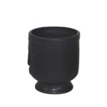 Modern Sleek Ceramic Face Vase - Watertight Elegance with Stand for Home or Office Decor - Image 5