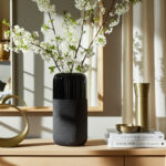 Modern Stoneware Ceramic Vase with Textured Accents - Contemporary Decorative Piece with Sleek Design and Durable Construction - Image 5