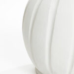Modern White MgO 15-Inch Tall Round Vase - Image 7