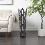 Moderna Aluminum Floor Vase Jar