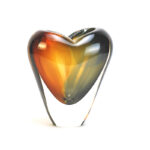 Murano Glass Design Cuore Crystal Vase
