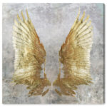 My Golden Wings - Wrapped Canvas Painting on Canvas - Image 2