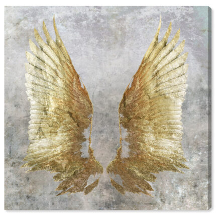 My Golden Wings – Wrapped Canvas Painting on Canvas - Chic Decora