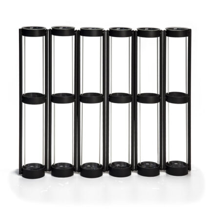 Nacomia Adjustable Six-Tube Hinged Vases on Rings Stands - Chic Decora