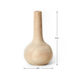 Natividad Handmade Wood Table Vase (Set of 2) - Image 4
