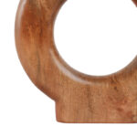 Natural Wood Donut Shaped Vase - Image 3