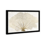 Nautical and Coastal Gold Coral Fan Marine Life by Oliver Gal - Floater Frame Graphic Art Print - Image 5