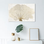 Nautical and Coastal Gold Coral Fan Marine Life by Oliver Gal - Graphic Art Print - Image 7