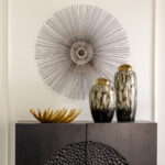 Neutral Ceramic Jar Stoneware Vase with Lid - Image 4