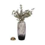 Neutral Ceramic Jar Stoneware Vase with Lid - Image 6