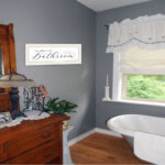 No Selfies in the Bathroom Framed Wall Art for Living Room, Home Wall Decor Print by Lori Deiter - Image 4