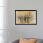 Open Arms of Gold I by Avery Tillmon - Painting Print on Wrapped Canvas
