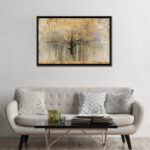 Open Arms of Gold I by Avery Tillmon - Painting Print on Wrapped Canvas - Image 3